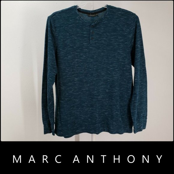 Marc Anthony Other - Marc Anthony Men  Slim Fit Henley Shirt Size 2XL